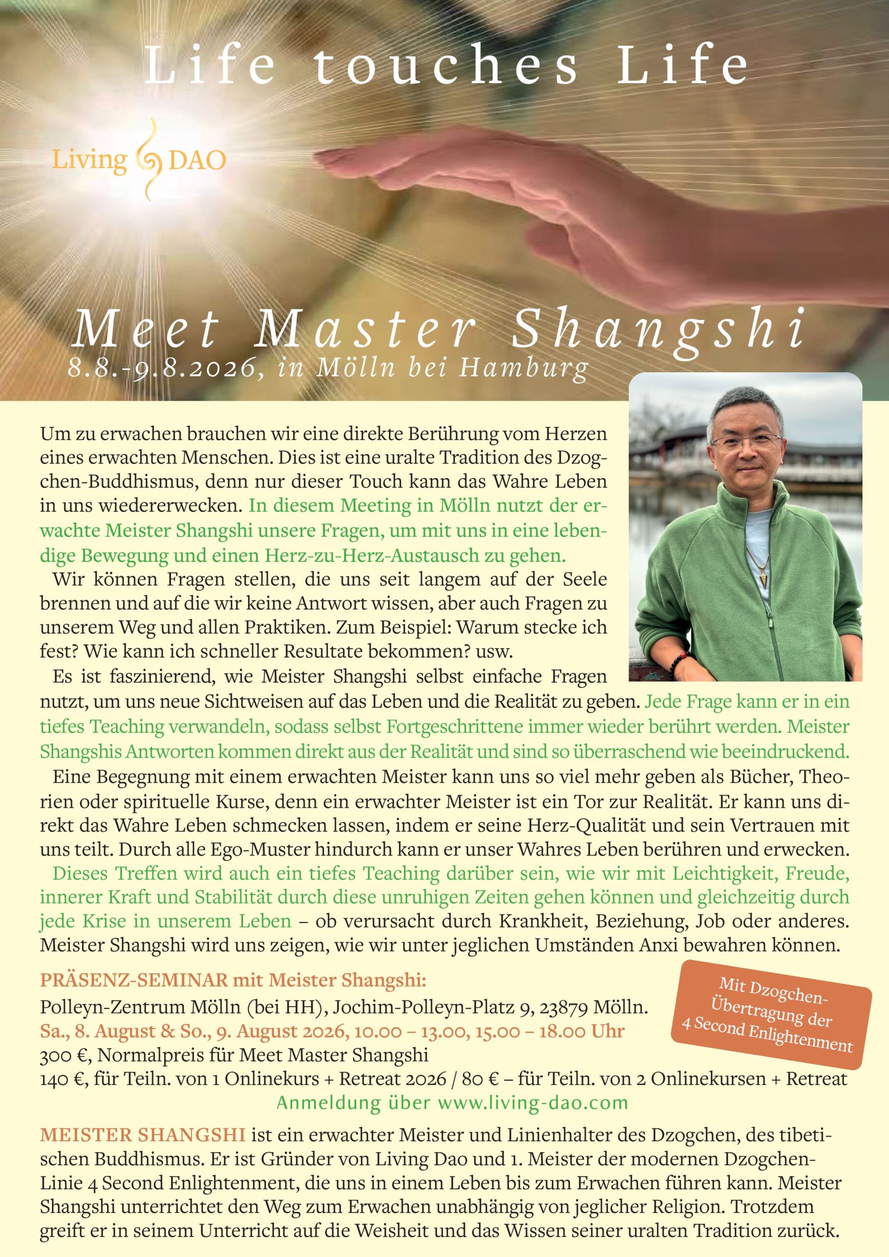 Flyer Meet Master Shangshi 2026